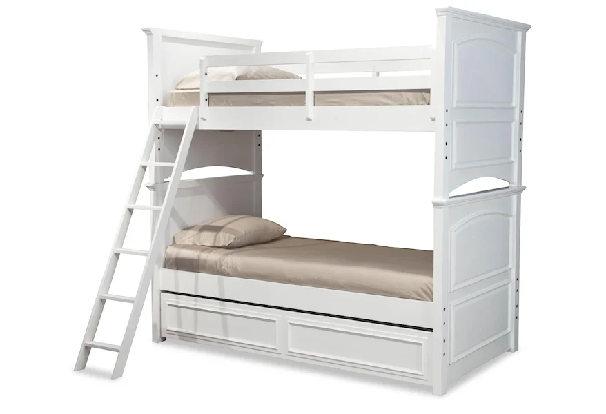 Madison Complete Twin over Full Bunk Bed w/ Trundle by Legacy Classic Kids at Esprit Decor Home Furnishings